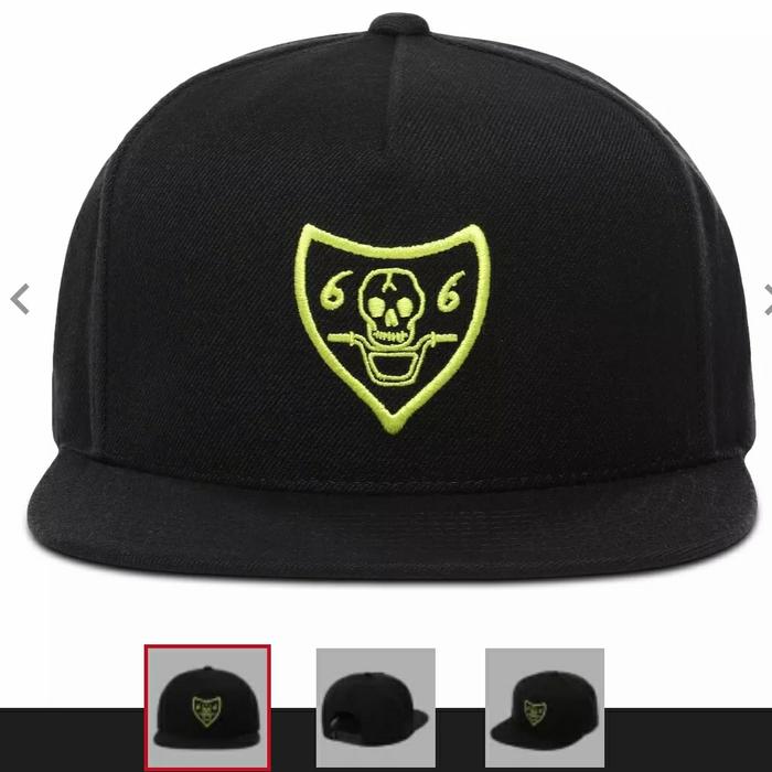 vans original snapback hat larry edgar sna VN0A45FLBLK CP 499K