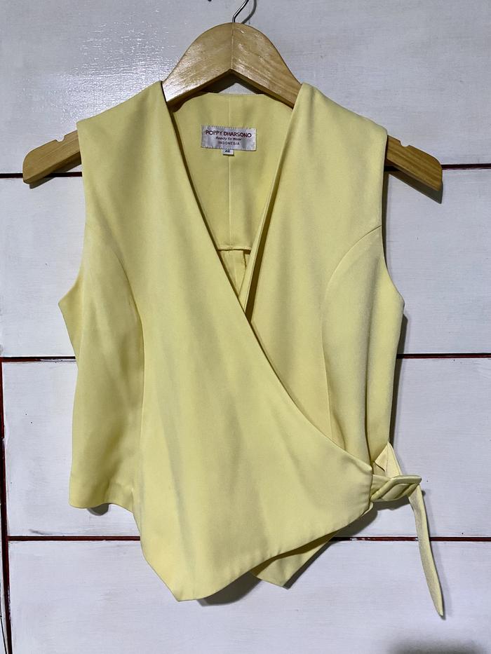 Setelan Vest Rompi dan Rok Poppy Dharsono (Preloved)