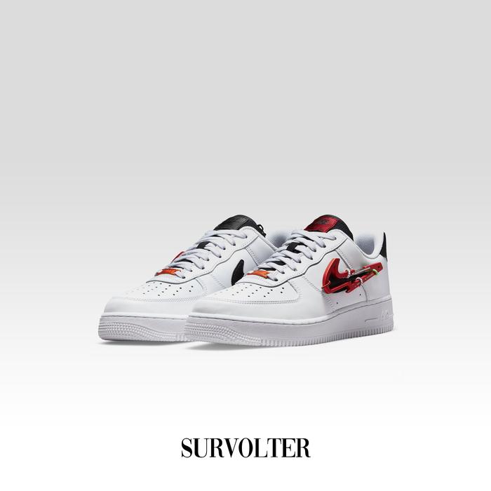 Air Force 1 Low Carabiner Swoosh Red