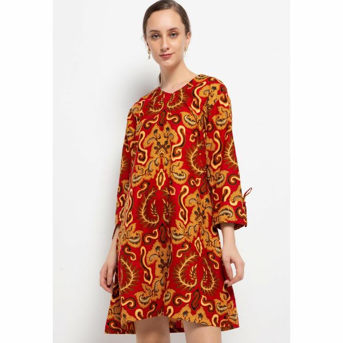 BATIK SURYAMAS - DRESS BATIK WANITA ORIGINAL - Dress Chakra