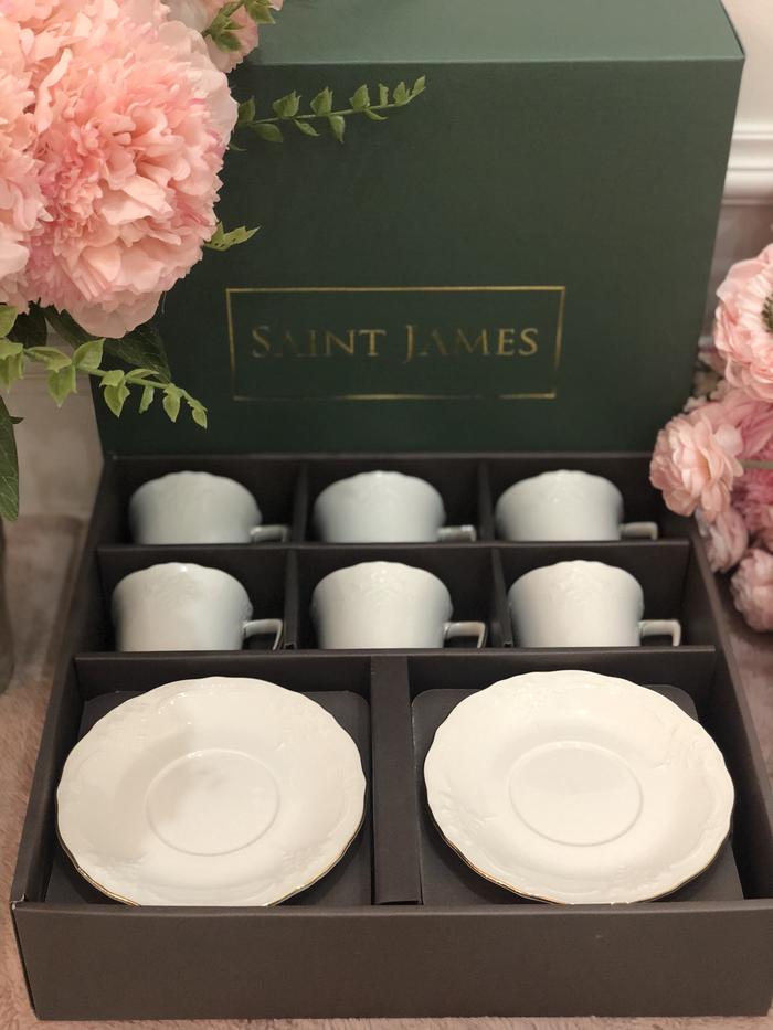 Saint James Imperial Princess Coffee Set 6(12)pcs Teacups saucer cangkir