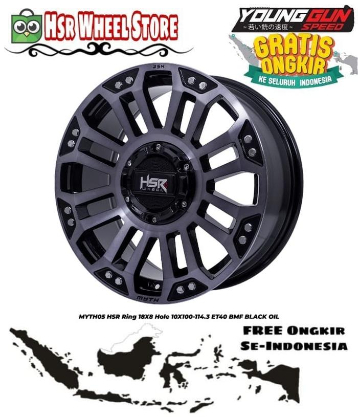 Velg Mobil Outlander CRV Rush Xpander HSR MYTH05 Velg Ring 18 MYTH05