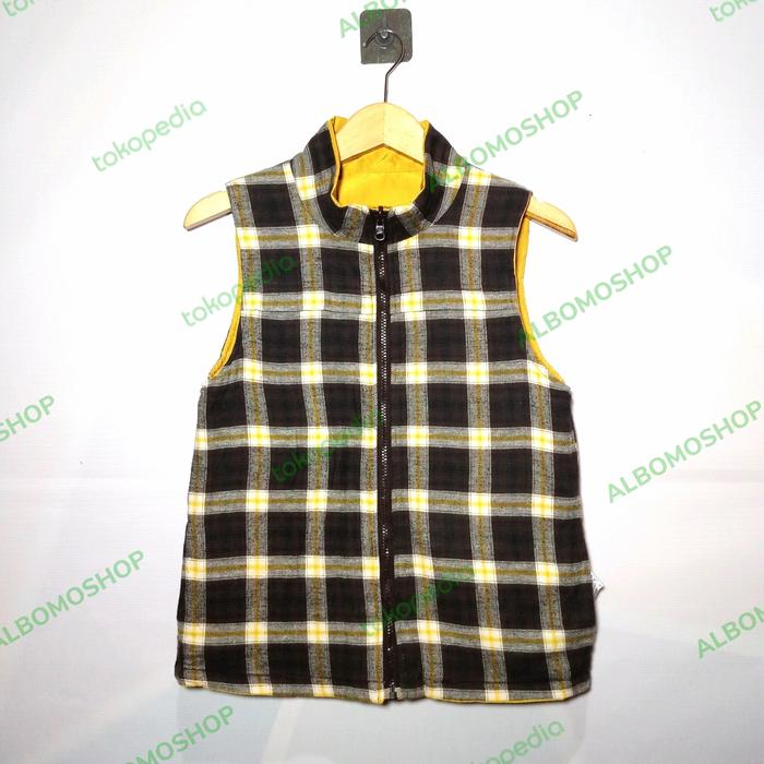 Vest Rompi Bolakbalik Bulu Angsa CLEF DE SOL Original VD281-001