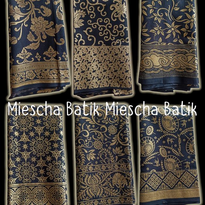 kain Prodo emas hitam gold batik Prodo Bali cf batik warna emas