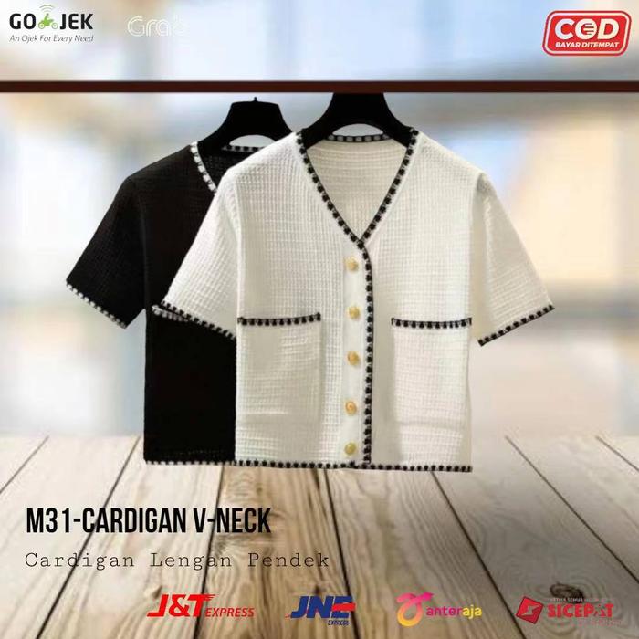 M31 Outer Korean style lengan pendek wanita