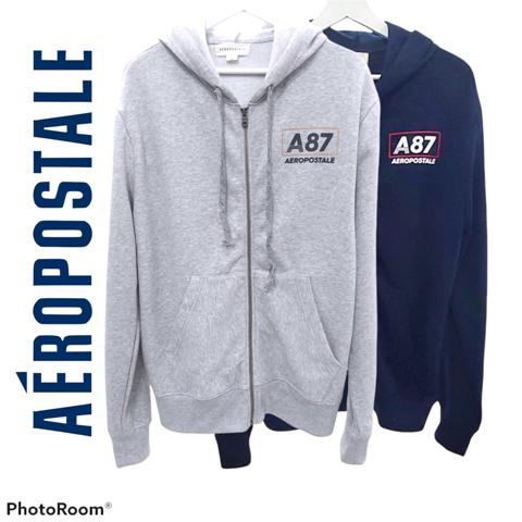 Jaket Hoodie Zipper Pria Aeropostale Original