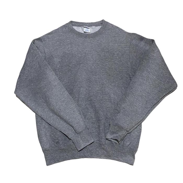 Port and company core fleece basic grey crewneck