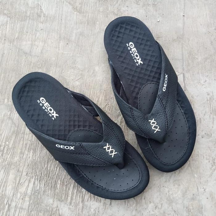 Sandal Geox Original Sandal Jepit Pria Sandal Kulit Asli