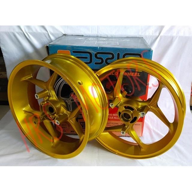 Velg axio nmax double disc depan belakang tapak lebar original