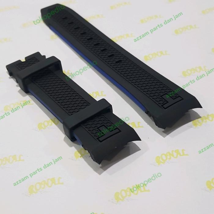 TALI JAM |STRAP RUBBER TISSOT T SPORT PRS 516 EXTREME CRONO LIST BIRU