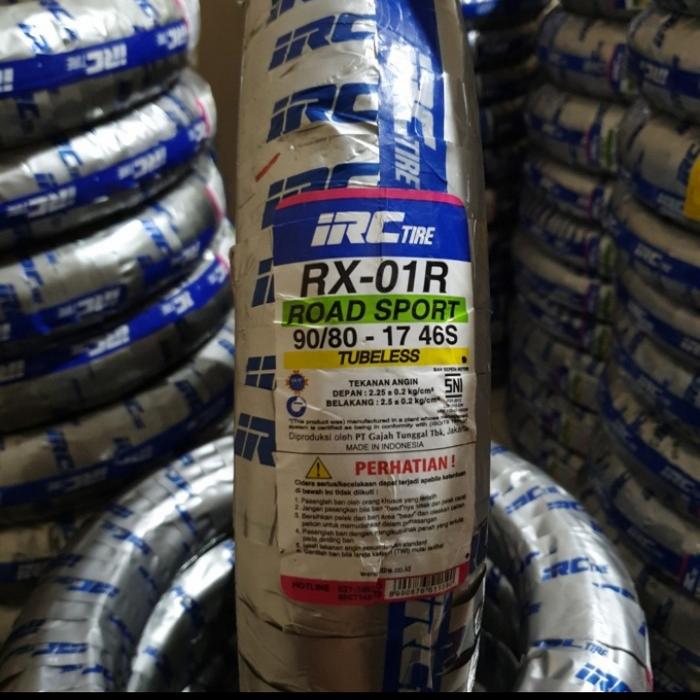 ban luar 90 80 17 rx01 rx 01 irc tubeless