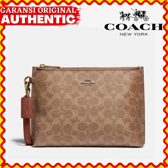 Tas Coach Charlie Pouch Men Pria In Signature Original Branded