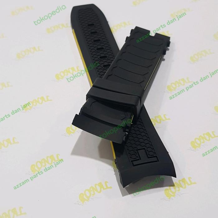 TALI JAM |STRAP RUBBER TISSOT T SPORT PRS 516 EXTREME CRONO LIST YELOW