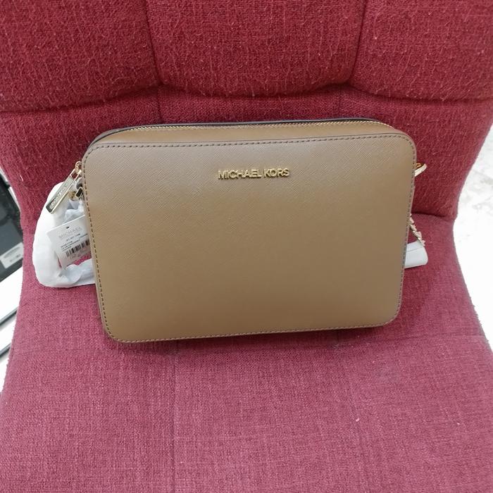 MK Jet Set Crossbody Travel Large Brown