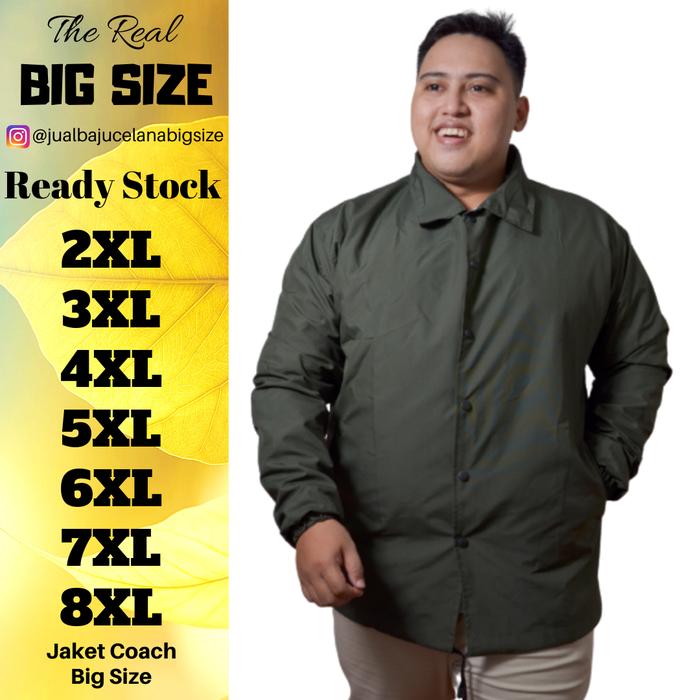 JAKET JUMBO PRIA JAKET coach big size 4XL 5XL 6XL 7XL 8XL BIG SIZE