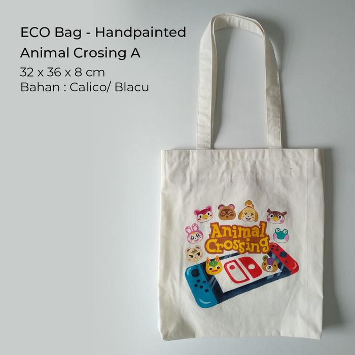 Tote bag tas belanja tas belacu tas eco bag regular Animal crossing A