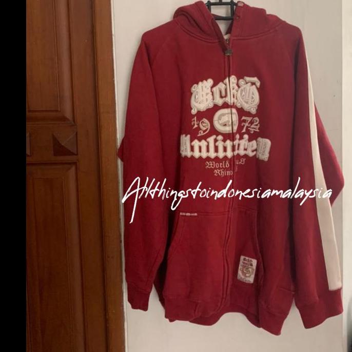Original As Jacket Hoodie Ecko Unltd - Maroon