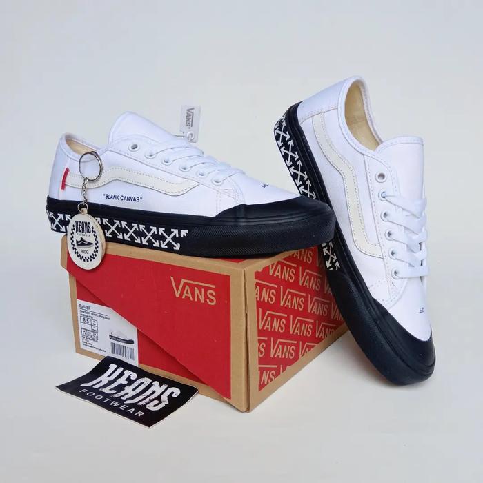 Sepatu Vans Old Skool Black Ball SF X Virgil Alboh X Off White