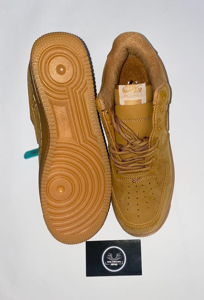 Nike Air Force 1 Low x Supreme Wheat Brown BNIB 100% ORIGINAL MATERIAL