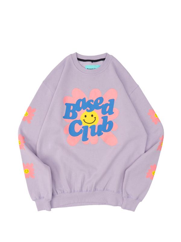 CREWNECK BASED CLUB BREED LILAC LIGHT PURPLE