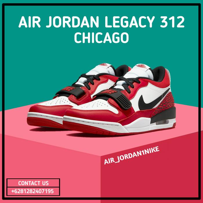 Sepatu Nike Air Jordan Legacy 312 Low Chicago