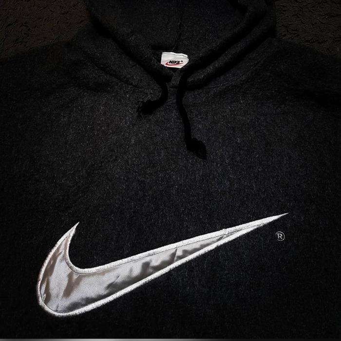 AUTHENTIC HOODIE VINTAGE NIKE BIG SWOOSH MADE IN USA