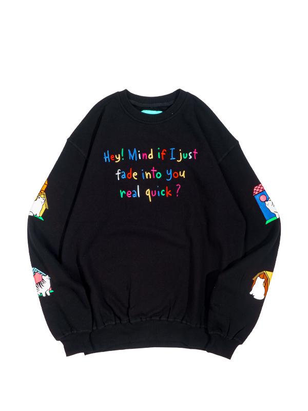 CREWNECK BASED CLUB FULL HOUSE BLACK