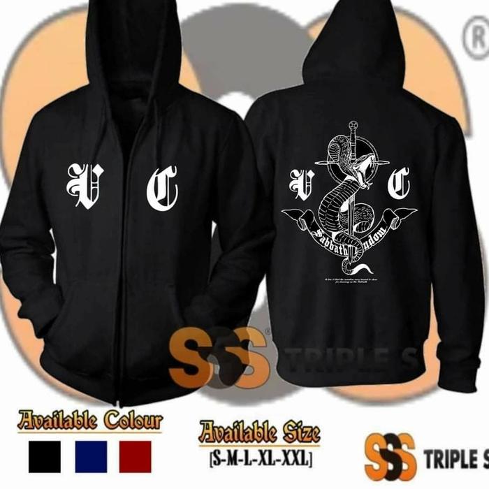 HOODIE ZIPPER SABBATH CREW HYUK KWON AS THE GRIM REAPER VERSION