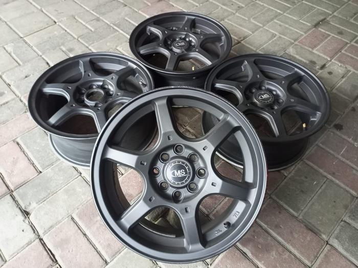 Velg Mobil Seken Ring 15 TE37 Dura Pcd 4x100/4x114 Et 35