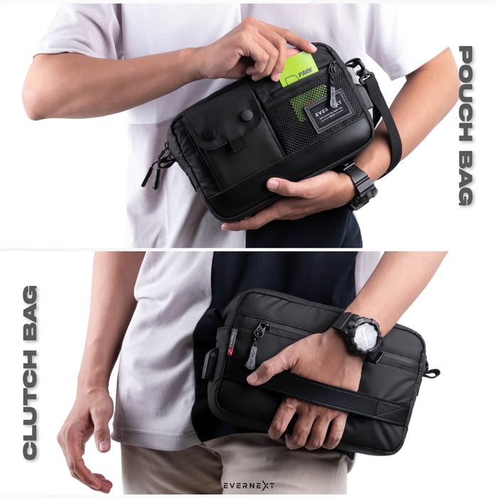 Tas Tangan Clutch Hand Bag Waterproof Unisex Model Eiger Tnf Bodypack