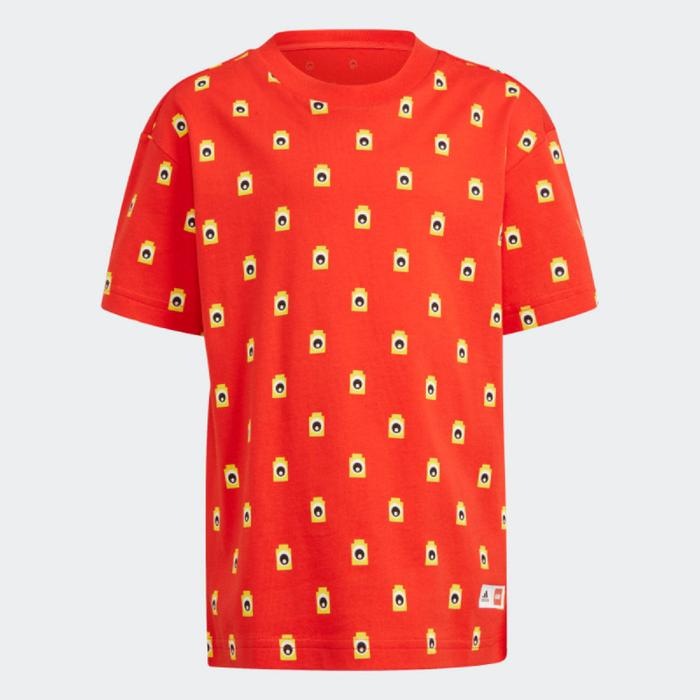 Adidas Kids X Classic Lego Bricks Tee Red Original