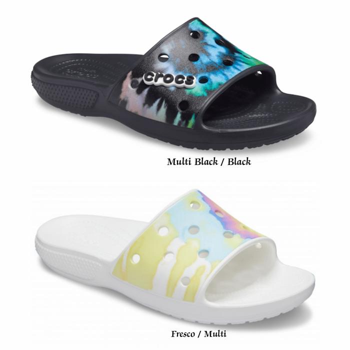 Sandal Crocs Unisex Classic Tie-Dye Graphic Slide