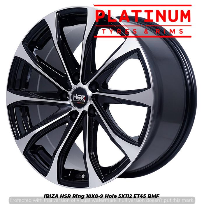 GRATIS ONGKIR VELG HSR RING 18 PCD 5x112 LEBAR 8/9 LOBANG 5X112
