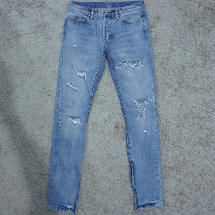 Celana MNML ripped distressed jeans original bekas