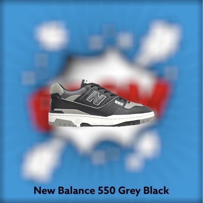Nb 550 New Balance 550 Grey Black Sail ORIGINAL