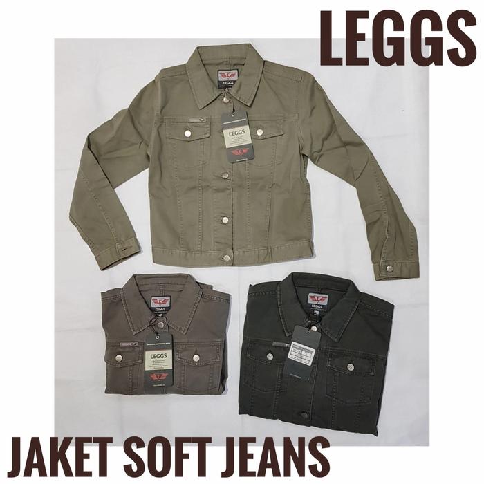 jaket soft jeans leggs LGS ORI pria wanita outerwear coat