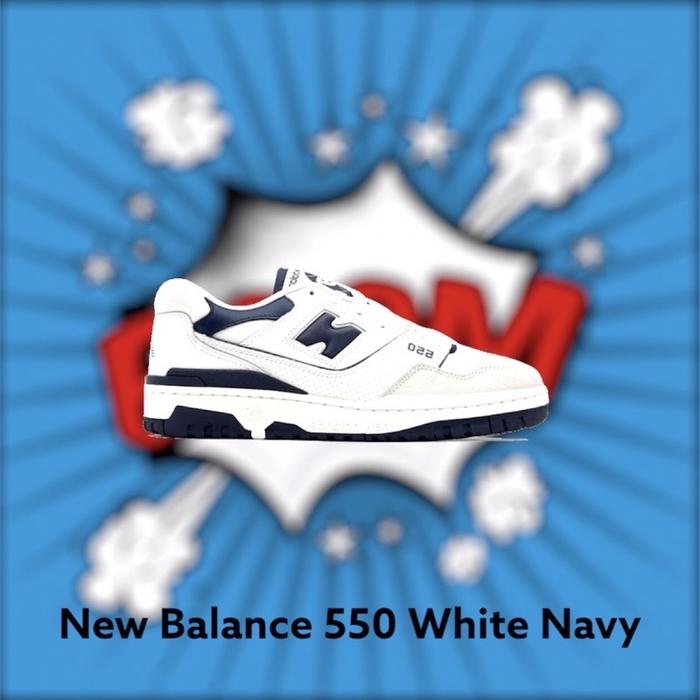 Nb New Balance 550 White Navy ORIGINAL
