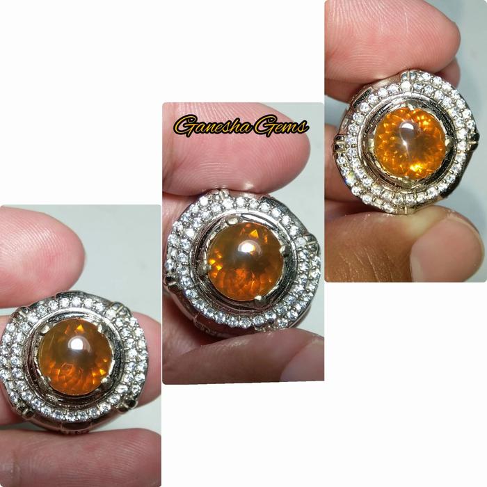 Natural Fire Opal - Orange Fire Opal Wonogiri 01