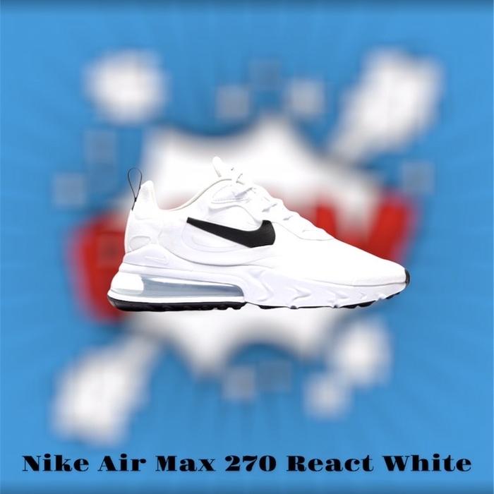Nike Air Max 270 React White Black ORIGINAL