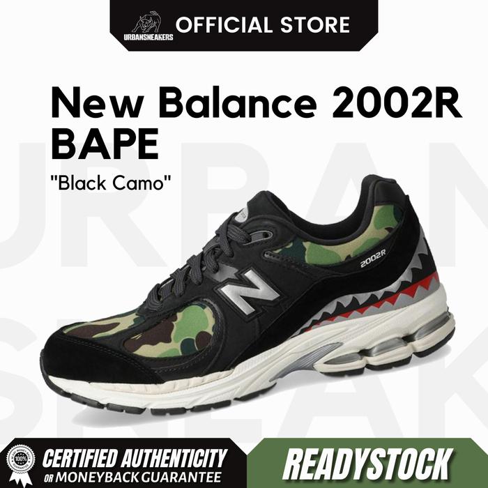 New Balance 2002R BAPE Black Camo Original | M2002RBF