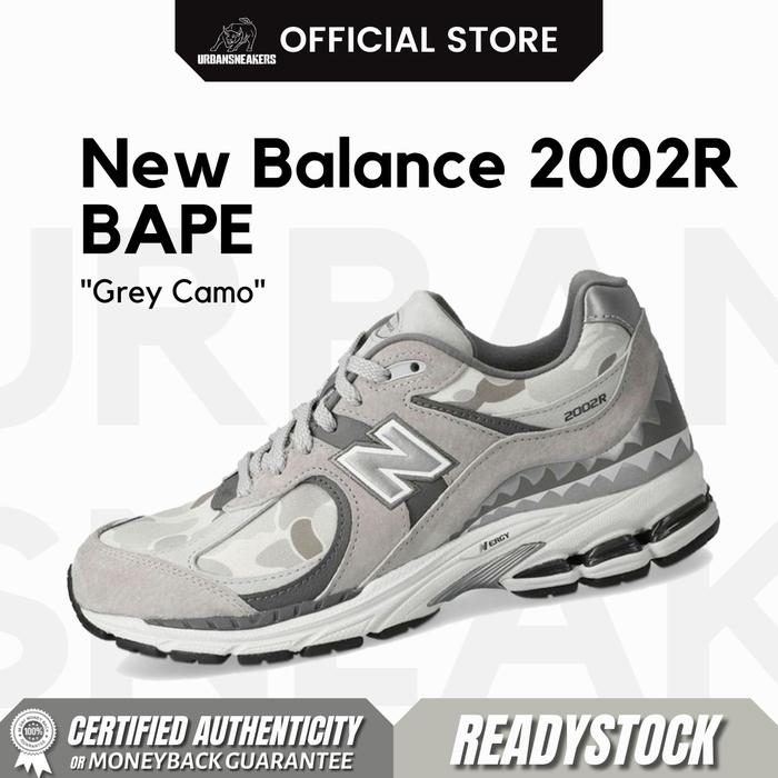 New Balance 2002R BAPE Grey Camo Original | M2002RBG