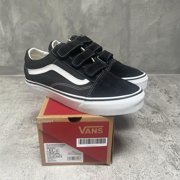 Vans Velcro Original Black White - Vans Classic Velcro