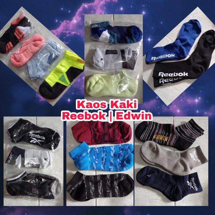 Kaos Kaki Reebok atau Edwin Tebal