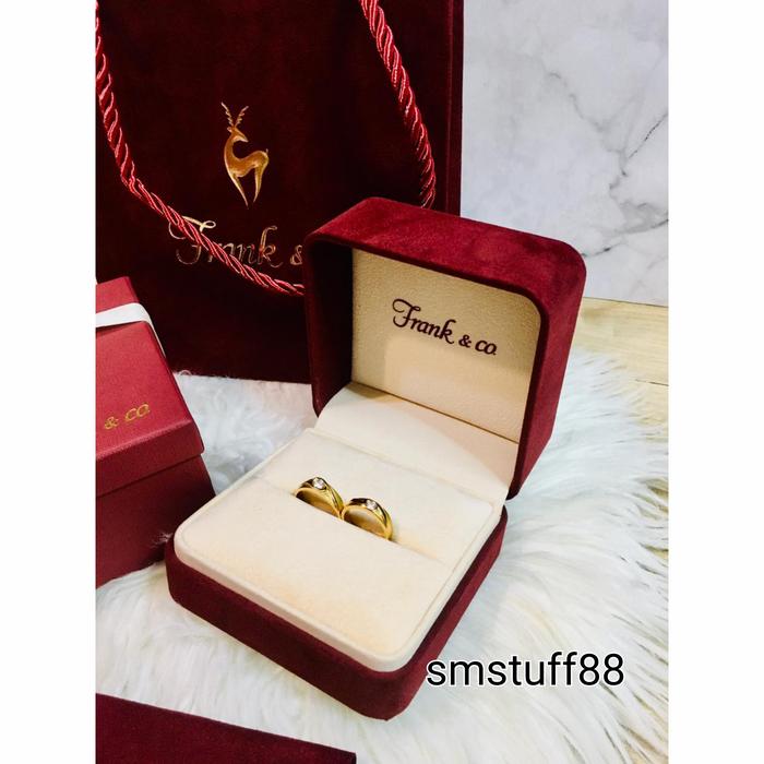 wedding ring box FRANK N CO NEW