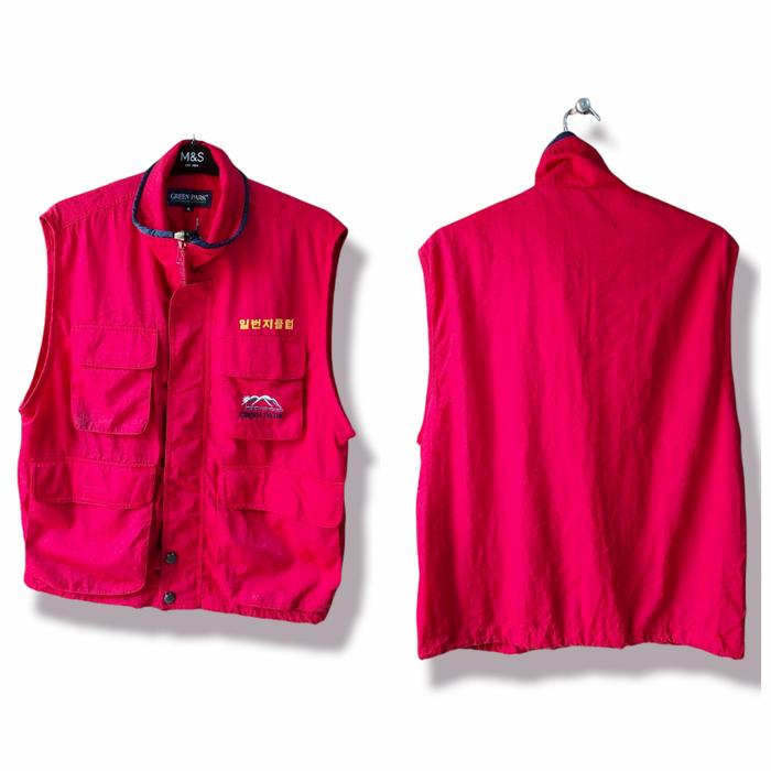 Jacket Vest Tactical Second Branded Green Park Made In China L - XL