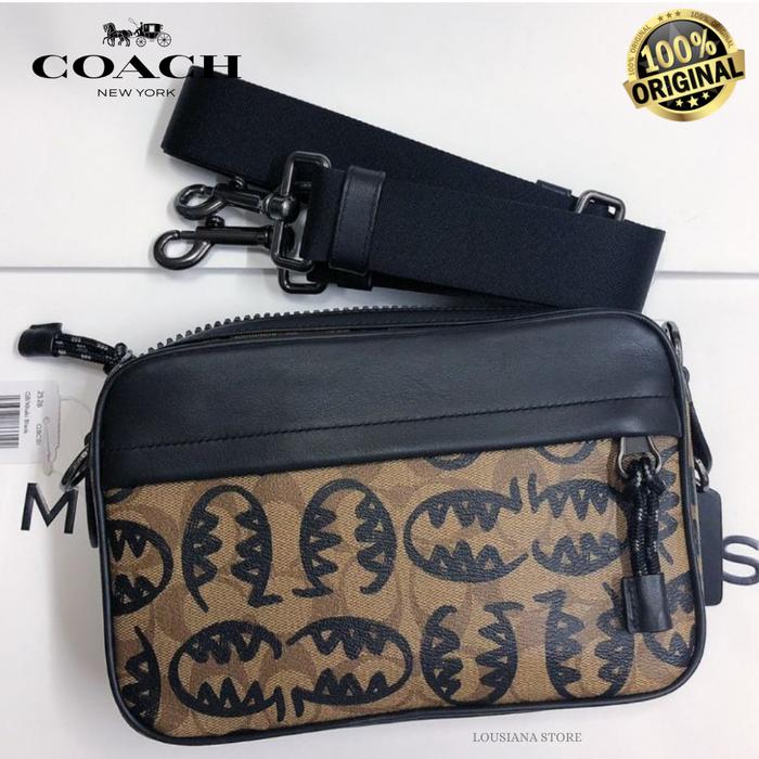 Coach Signature Graham With Rexy By Guang Yu Crossbody Bag