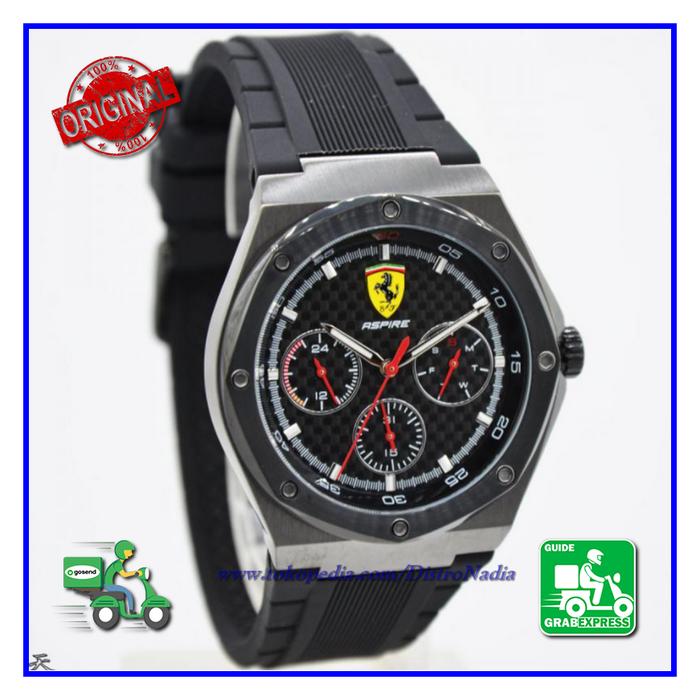 Jam Tangan Pria Ferrari Original / Jam Ferrari Sporty Cowok
