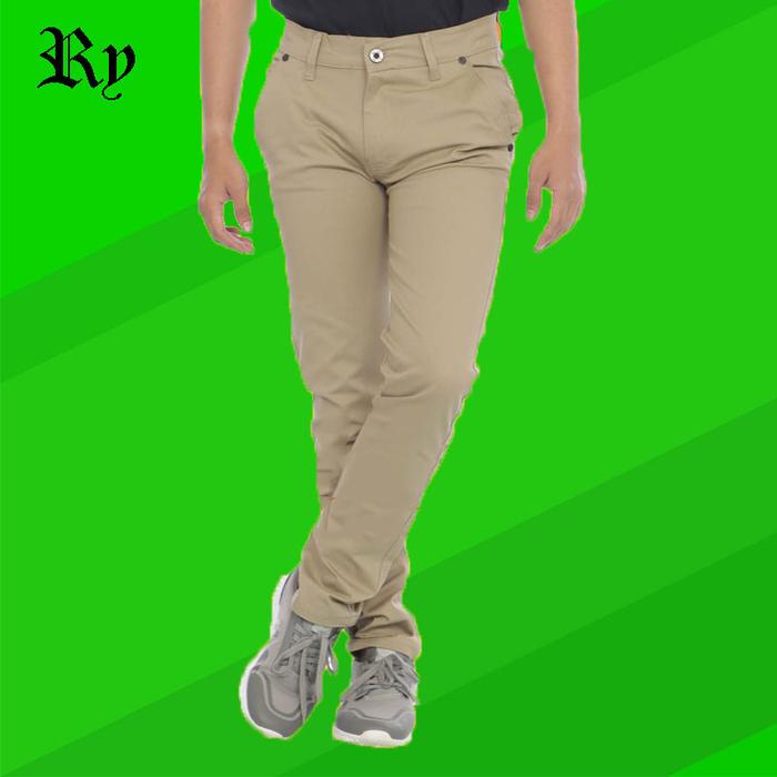 CHINO OLIVE MALMO IMPRESIF