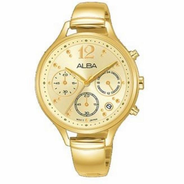Jam tangan wanita alba at3e98 x1 Alba AT3E98X1 chronograph