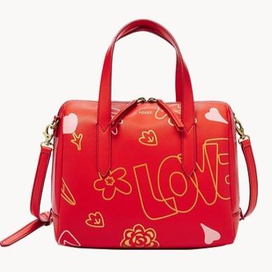 SHB2874085 Sydney Satchel Love Red Multi